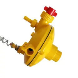 ABS Chicken Water Pressure Regulator Poultry Drinking Line Parts Yellow