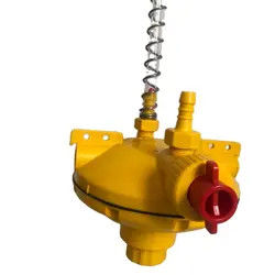 ABS Chicken Water Pressure Regulator Poultry Drinking Line Parts Yellow