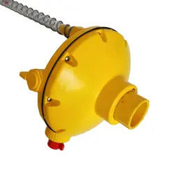 ABS Chicken Water Pressure Regulator Poultry Drinking Line Parts Yellow
