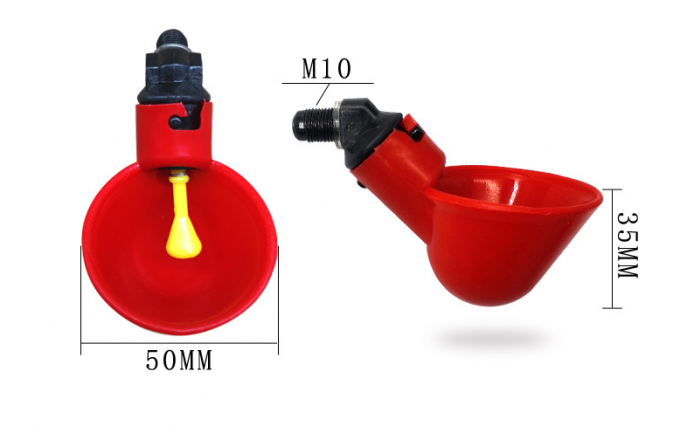 Animal Farm Tools Automatic Chicken Bird Coop Poultry Water Drinking Bowl Πλαστικό Chicken Chick Fowl Nipple Drinker Drinker 2