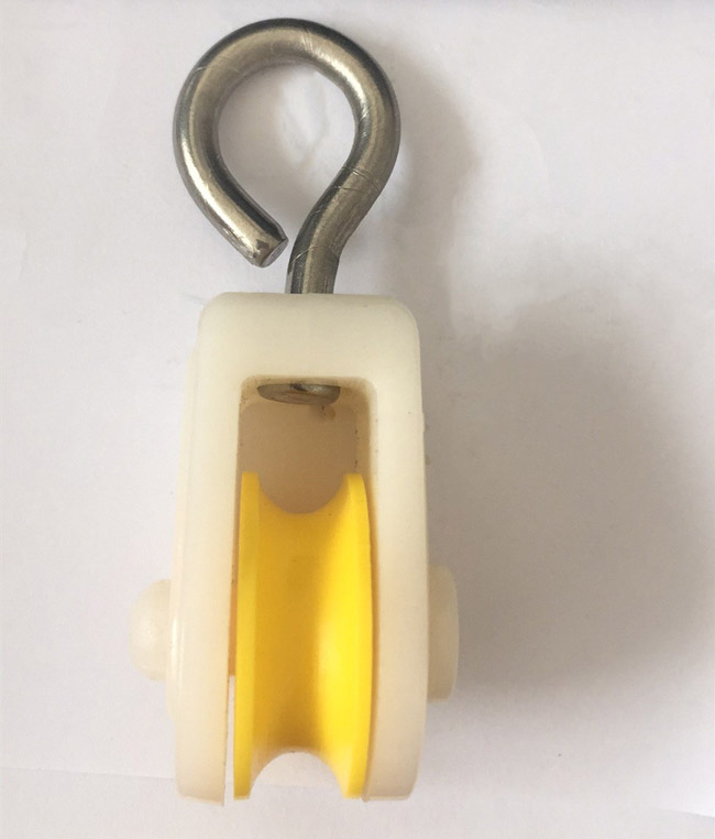 νάυλον τροχαλία χυτοσιδήρου 20mm 45mm 90mm για το αγρόκτημα συστημάτων τροφών σπιτιών κοτόπουλου πουλερικών κολπίσκων αέρα