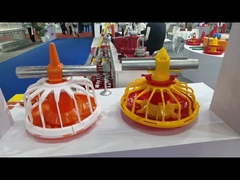 Πλήρης-αυτόματος εξοπλισμός γραμμών τροφών βαρούλκων μηχανών σίτισης για το αγρόκτημα κοτόπουλου και παπιών στο μεγάλο υπόστεγο